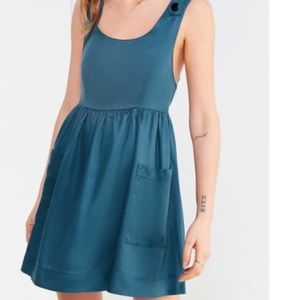 Urban Outfitters teal baby doll dress